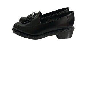 Dr. Martens Womens Favilla Black Tassel Loafers UK 4/ US 6/ EU 37 Non Slip Soles
